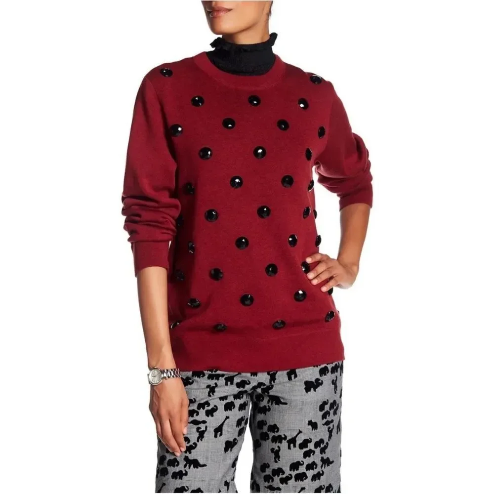 Marc Jacobs Crewneck Sweater in Red, NWT, Size XS - Picture 6 of 6